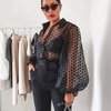 Blusa Transparente Poá
