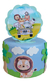 Bolo Fake Falso Safari Baby 1 Base 15 Cm Diâmetro