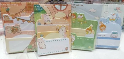 Notas adhesivas Kawaii 3x1