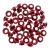 Ojalillos Aluminio (Eyelet) x50 Rojo Ibi Craft