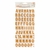 Jen Hadfield Peaceful Heart Thickers Stickers x134 Alphabet