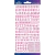 Stickers Alfabeto Pink Marker Small Sticko