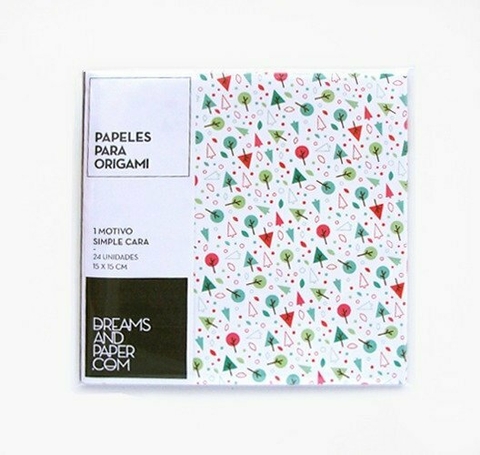 Papel para Origami 15×15 Motivo Aki Dreams and Paper