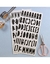 ALfabeto Chipboard NEGRO Alua Cid