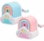 Sacapuntas Manual con Depósito Arcoiris Kawaii - comprar online