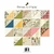 DCWV Double-Sided Cardstock Stack 12"x12" 36/Pkg Vintage, W/Gold Foil - comprar online