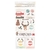 Vicki Boutin Warm Wishes Thickers Stickers 98/Pkg Merry & Bright Phrases & Icons/Chipboard