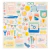 Chipboard Stickers 12"x12" Icons & Phrase Buenos Dias Obed Marshall