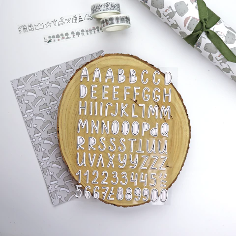 Pegatinas puffy ABC Poe DADIVAN - comprar online