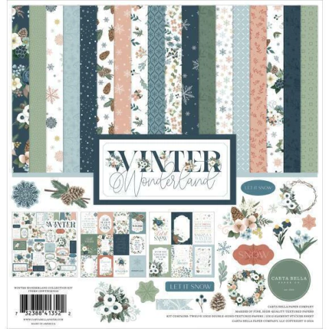 Carta Bella Collection Kit 12"X12" Winter Wonderland - comprar online