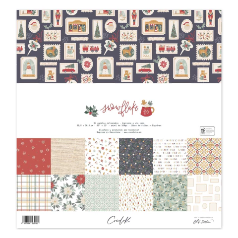 SNOWFLAKE - Bloc de Papeles 12*12 a 1 cara Cocoloko