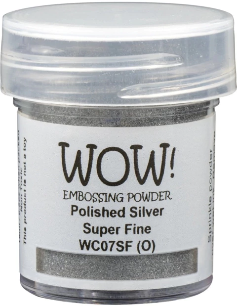 Polvos de embossing WOW Polished Silver Super Fine - comprar online