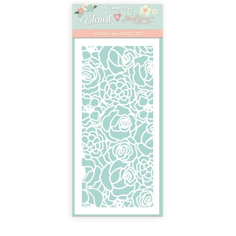 Stencil Rosas CIRCULO DE AMOR Johanna Rivero