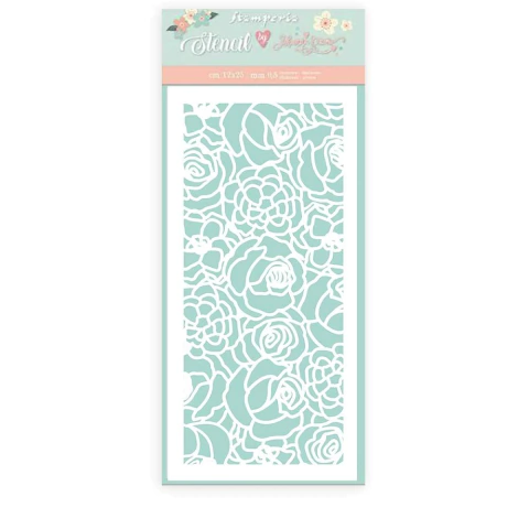 Stencil Rosas CIRCULO DE AMOR Johanna Rivero