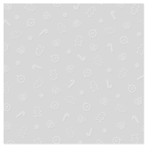 Acetato 12" x 12" MUERDAGO Dulces