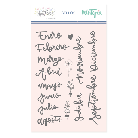 Sello Mintopía Pétalos Meses