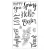 Sizzix Clear Stamps By Lynda Kanase Spring Phrases