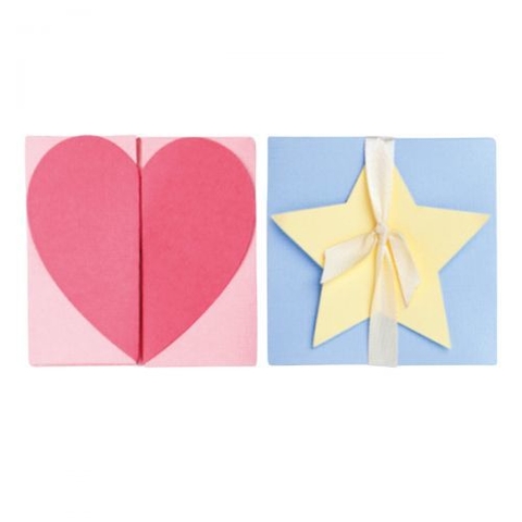 Sizzix Thinlits Dies Box, Heart & Star Card by Kath Breen CH4