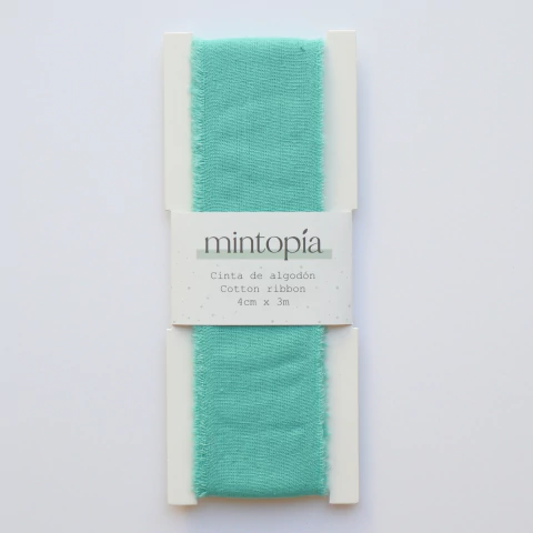 Cinta de algodón Mintopía 4 cm x 3 m Caribe - comprar online