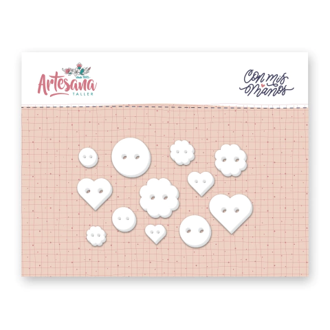 BOTONES DE METACRILATO CON MIS MANOS - ARTESANA TALLER