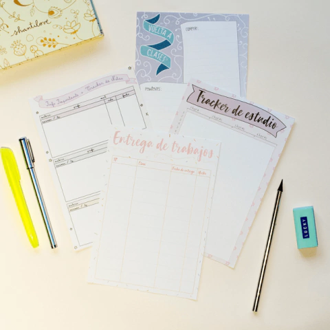 Pack Vuelta a Clases para Journaling Miss Peperina