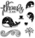 Mama Elephant Stamp & Die Set 4"X8" Whale Thanks - Scrap&Doo