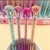 Lapicera diamante con glitter