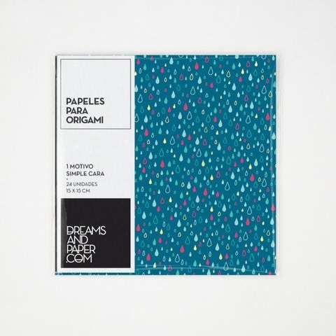 Papel para Origami 15×15 Motivo Mahuen Dreams and Paper
