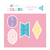 Troquel Kimidori Colors SET BANDEROLAS DE FLECOS
