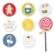 Sizzix Framelits Dies w/Stamps Dessert Treats by Olivia Rose