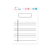 Sello Kimidori Colors Rayas para journaling 3"x4"