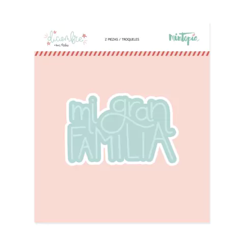 Troquel Diciembre de Mintopia Mi gran familia