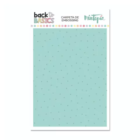 Carpeta embossing lunares Back to Basics