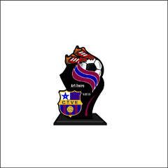 Imagem do KIT 05 DE TROFÉUS E MEDALHAS FUTEBOL DE CAMPO