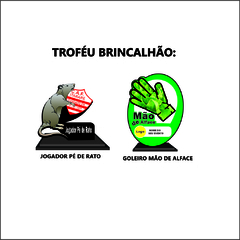 Imagem do KIT 02 DE TROFÉUS E MEDALHAS FUTEBOL DE CAMPO