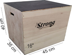 CAIXA CROSSFIT STRONG FIT 16" Personalizada com a sua logo - loja online