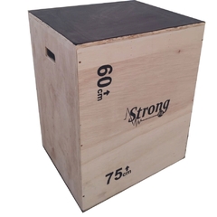 Jump box / Caixote Crossfit 30" 75x60x50 3x1 personalizada com a sua logo na internet