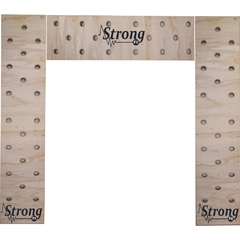 Peg board crossfit 160 cm x 30cm x 45 cm