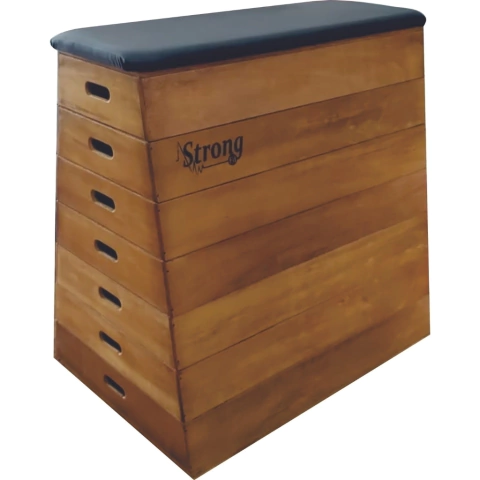 Plinto Piramidal Ajustável Com 7 Alturas Madeira