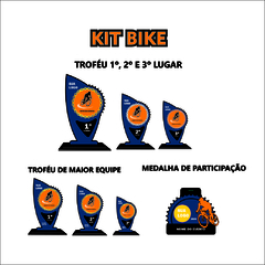 KIT 04 DE TROFÉUS E MEDALHAS CORRIDA BIKE