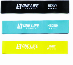 Kit Colchonete + Faixa Elástica + Mini Band LILI - Strongfit Equipamentos