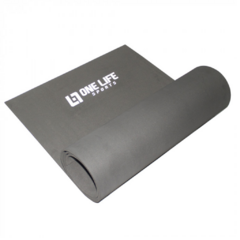 TAPETE YOGA MAT EM EVA PRETO - 1,80M X 0,60M X 5MM