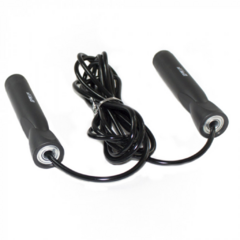 CORDA DE PULAR EM PVC COM ROLAMENTO – PRETO