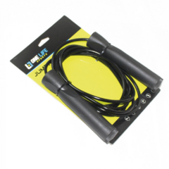 CORDA DE PULAR EM PVC COM ROLAMENTO – PRETO - Strongfit Equipamentos