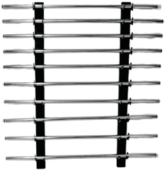Suporte p/ 10 Barras de Parede