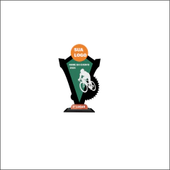 KIT 01 DE TROFÉUS E MEDALHAS CORRIDA BIKE