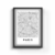 Cuadro Travel Paris France Map