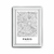 Cuadro Travel Paris France Map en internet