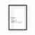 Cuadro Quotes & Typography Home Definition