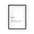 Cuadro Quotes & Typography Home Definition